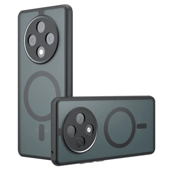 Калъф за Oppo Reno12 F 4G / Reno12 F 5G / Reno12 FS 4G / Reno12 FS 5G - PureFrost MagSafe - Черен