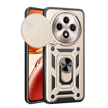 Калъф за Oppo Reno12 F 4G / Reno12 F 5G / Reno12 FS 4G / Reno12 FS 5G - Techsuit - CamShield Series - Златист