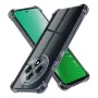 Калъф за Oppo Reno12 F 4G / Reno12 F 5G / Reno12 FS 4G / Reno12 FS 5G - Techsuit - Удароустойчив Clear Silicone - Опушено Черен