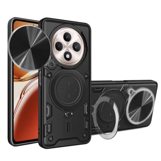 Калъф за Oppo Reno12 F 4G / Reno12 F 5G / Reno12 FS - CamGuard Pro - Черен