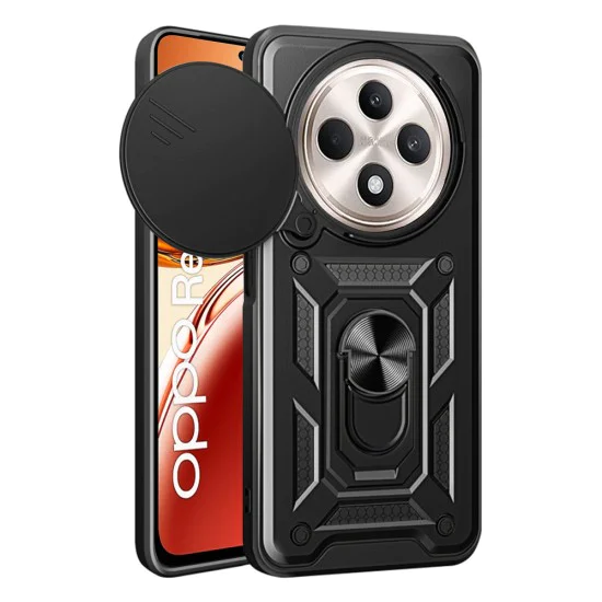 Калъф за Oppo Reno12 F 4G / Reno12 F 5G / Reno12 FS - CamShield Series - черен
