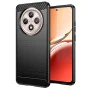 Калъф за Oppo Reno12 F 4G / Reno12 F 5G / Reno12 FS - Carbon Silicone - Черен