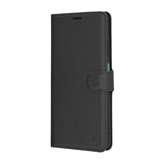 Калъф за Oppo Reno12 F 4G / Reno12 F 5G / Reno12 FS - Кожено Протектор - Черен