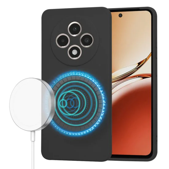 Калъф за Oppo Reno12 F 4G / Reno12 F 5G / Reno12 FS - SoftFlex MagSafe - Черен