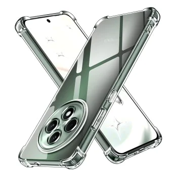 Калъф за Oppo Reno12 F 4G / Reno12 F 5G / Reno12 FS - Удароустойчив Прозрачен Прозрачен Силиконов - Прозрачен