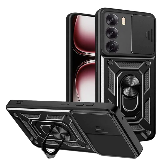 Калъф за Oppo Reno12 Pro - CamShield Series - черен