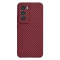 Калъф за Oppo Reno12 Pro - Carbonite FiberShell - Червен