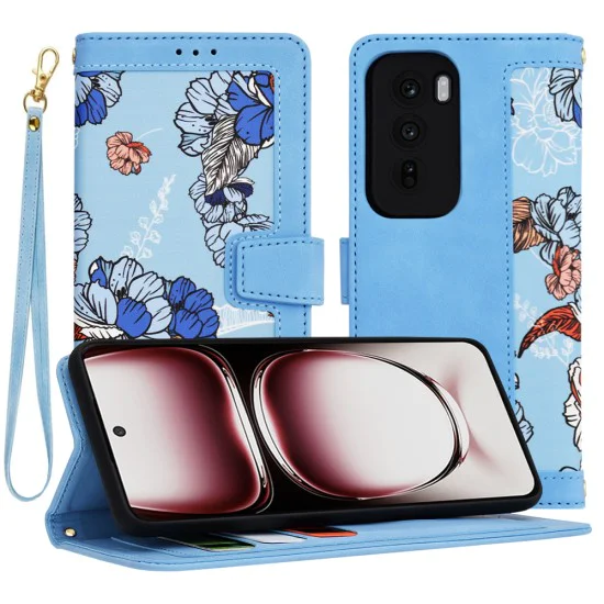 Калъф за Oppo Reno12 Pro - FlipCraft - Vibrant Blue