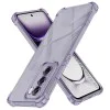 Калъф за Oppo Reno12 - Techsuit - Удароустойчив Clear Silicone - Опушено Черен