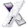 Калъф за Oppo Reno12 - Удароустойчив прозрачен силикон - прозрачен