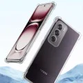 Калъф за Oppo Reno12 - Удароустойчив прозрачен силикон - прозрачен