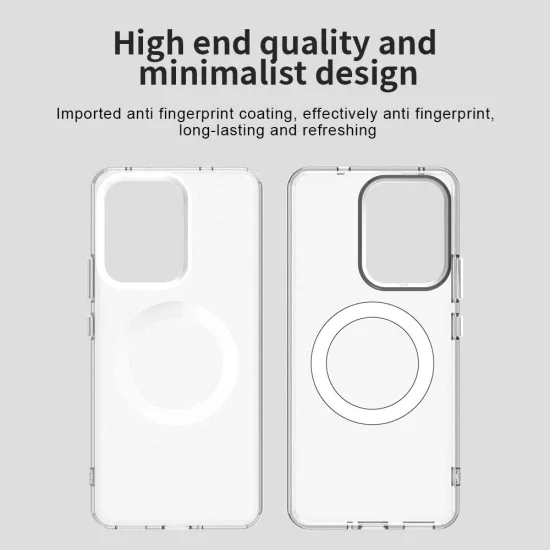 Калъф за Oppo Reno13 F 4G / Reno13 F 5G / Reno13 FS 5G - CandyCase MagSafe - Бял