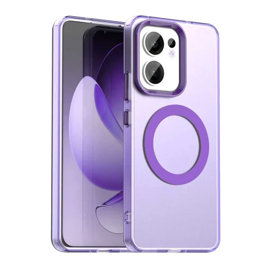 Калъф за Oppo Reno13 F 4G / Reno13 F 5G / Reno13 FS 5G - CandyCase MagSafe - Лилав