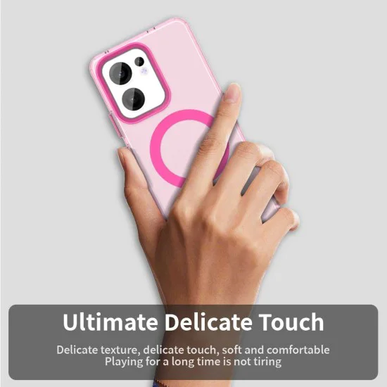 Калъф за Oppo Reno13 F 4G / Reno13 F 5G / Reno13 FS 5G - CandyCase MagSafe - Розов