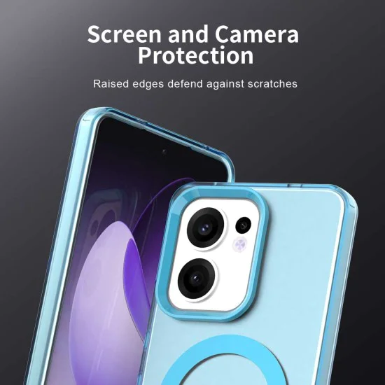 Калъф за Oppo Reno13 F 4G / Reno13 F 5G / Reno13 FS 5G - CandyCase MagSafe - Син