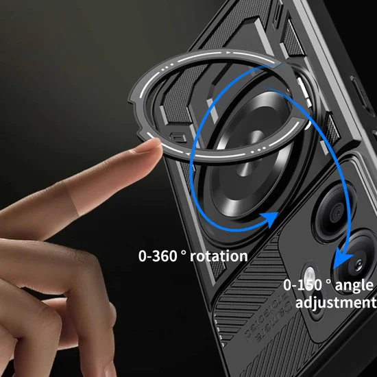 Калъф за Oppo Reno13 F 4G / Reno13 F 5G / Reno13 FS 5G - RuggedCam - Лилав