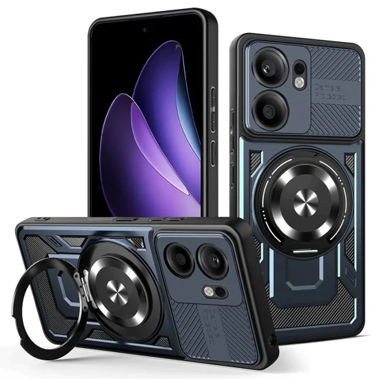 Калъф за Oppo Reno13 F 4G / Reno13 F 5G / Reno13 FS 5G - RuggedCam - Син