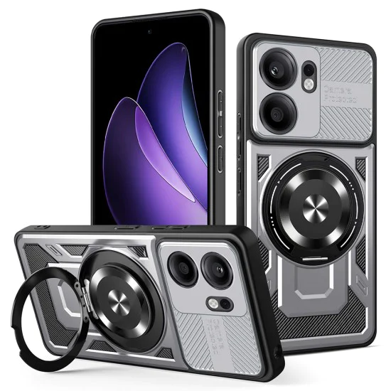Калъф за Oppo Reno13 F 4G / Reno13 F 5G / Reno13 FS 5G - RuggedCam - Сив