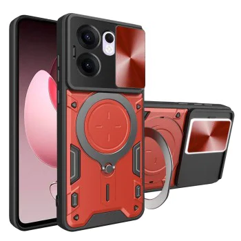Калъф за Oppo Reno13 F 4G / Reno13 F 5G / Reno13 FS 5G - Techsuit - CamGuard Pro - Червен