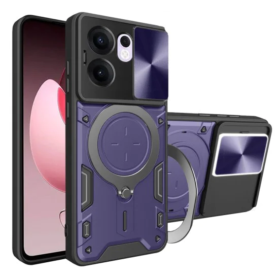 Калъф за Oppo Reno13 F 4G / Reno13 F 5G / Reno13 FS 5G - Techsuit - CamGuard Pro - Лилав
