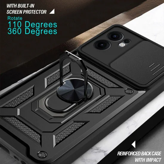 Калъф за Oppo Reno13 F 4G / Reno13 F 5G / Reno13 FS 5G - Techsuit - CamShield Series - Rose Gold