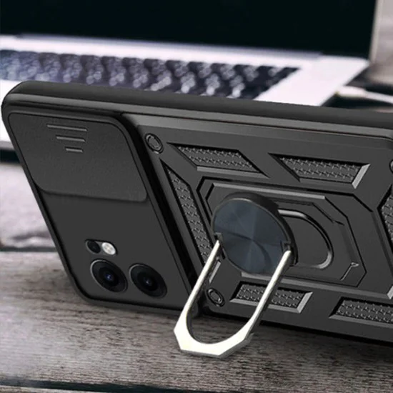 Калъф за Oppo Reno13 F 4G / Reno13 F 5G / Reno13 FS 5G - Techsuit - CamShield Series - Син