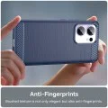 Калъф за Oppo Reno13 F 4G / Reno13 F 5G / Reno13 FS 5G - Techsuit - Carbon Silicone - Син
