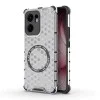 Калъф за Oppo Reno13 F 4G / Reno13 F 5G / Reno13 FS 5G - Techsuit - Honeycomb Shield MagSafe - Бял
