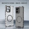 Калъф за Oppo Reno13 F 4G / Reno13 F 5G / Reno13 FS 5G - Techsuit - Honeycomb Shield MagSafe - Бял