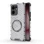 Калъф за Oppo Reno13 F 4G / Reno13 F 5G / Reno13 FS 5G - Techsuit - Honeycomb Shield MagSafe - Бял