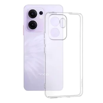 Калъф за Oppo Reno13 F 4G / Reno13 F 5G / Reno13 FS 5G - Techsuit - Прозрачен силикон - Прозрачен