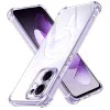 Калъф за Oppo Reno13 F 4G / Reno13 F 5G / Reno13 FS 5G - Techsuit - Удароустойчив Clear Silicone MagSafe - Прозрачен