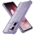 Калъф за Oppo Reno13 F 4G / Reno13 F 5G / Reno13 FS 5G - Techsuit - Удароустойчив Clear Silicone - Опушено Черен