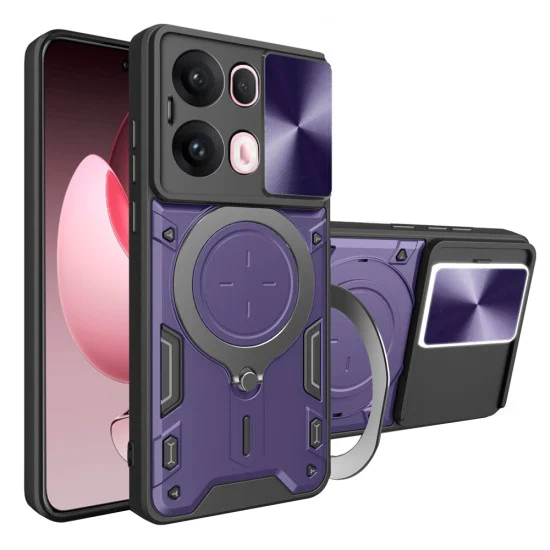 Калъф за Oppo Reno13 Pro - Techsuit - CamGuard Pro - Лилав