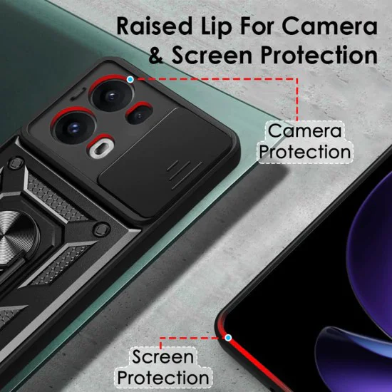 Калъф за Oppo Reno13 Pro - Techsuit - CamShield Series - Зелен