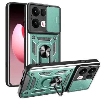 Калъф за Oppo Reno13 Pro - Techsuit - CamShield Series - Зелен