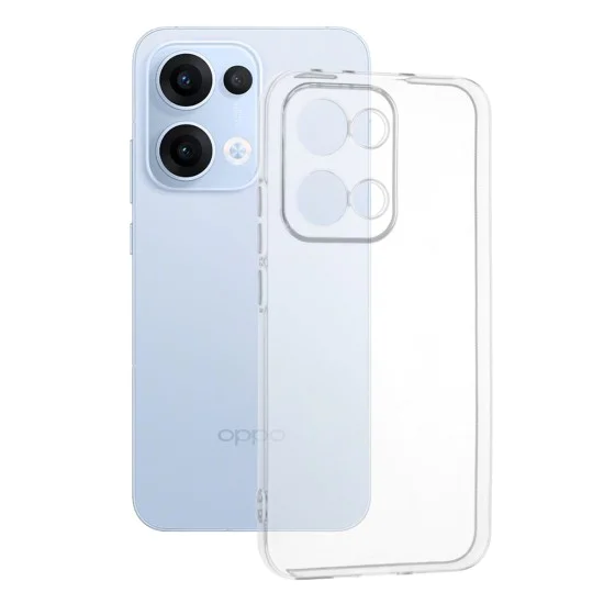 Калъф за Oppo Reno13 - Techsuit - Прозрачен силикон - Прозрачен