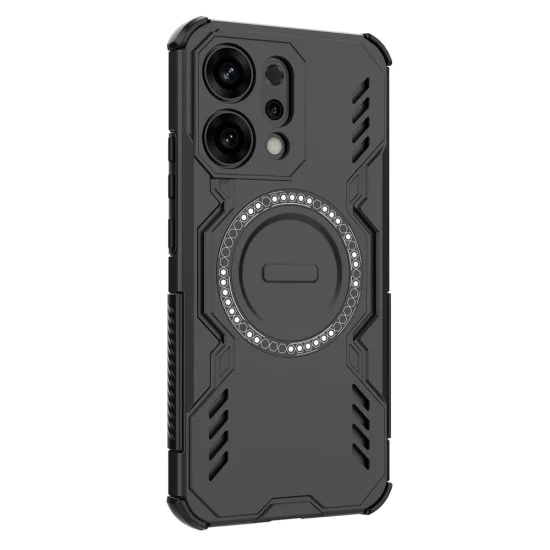 Калъф за Oppo Reno14 - ArmorMag Case - Черен