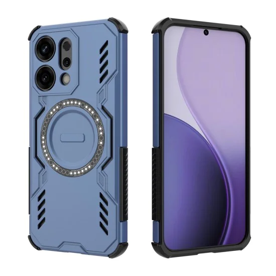 Калъф за Oppo Reno14 - ArmorMag Case - Син