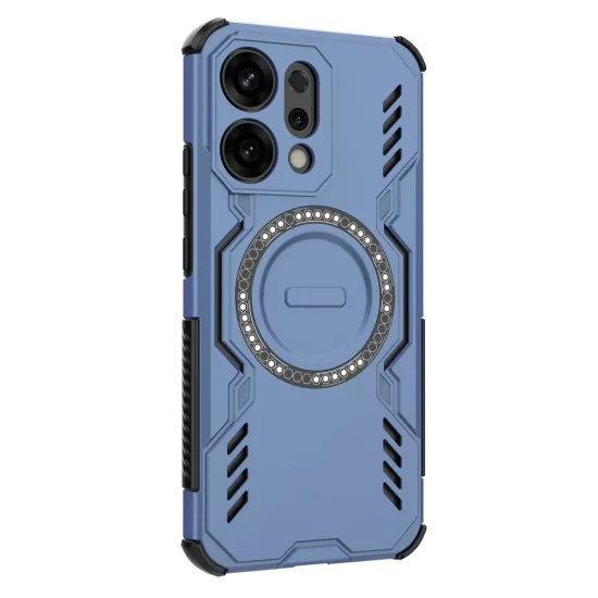 Калъф за Oppo Reno14 - ArmorMag Case - Син