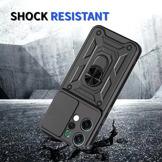 Калъф за Oppo Reno14 F - CamShield Series - черен