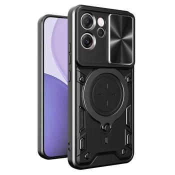 Калъф за Oppo Reno14 F / Reno14 FS 5G - Techsuit - CamGuard Pro - Черен