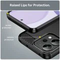 Калъф за Oppo Reno14 F / Reno14 FS 5G - Techsuit - Carbon Silicone - Черен