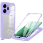 Калъф за Oppo Reno14 F / Reno14 FS 5G - Techsuit - ColorVerse 360 ​​Series + Screen Protector - Лилав