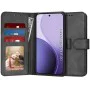 Калъф за Oppo Reno14 F / Reno14 FS 5G - Techsuit - Дневник - Черен