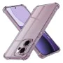 Калъф за Oppo Reno14 F / Reno14 FS 5G - Techsuit - Shockproof Clear Silicone - Опушено Черен