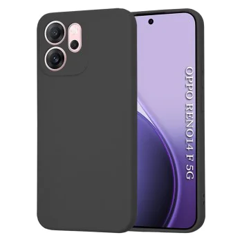 Калъф за Oppo Reno14 F / Reno14 FS 5G - Techsuit - SoftFlex - Черен