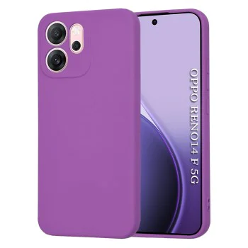Калъф за Oppo Reno14 F / Reno14 FS 5G - Techsuit - SoftFlex - Лилав