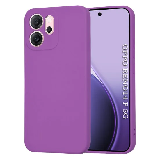 Калъф за Oppo Reno14 F / Reno14 FS 5G - Techsuit - SoftFlex - Лилав