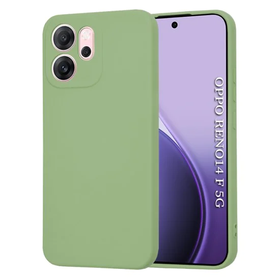 Калъф за Oppo Reno14 F / Reno14 FS 5G - Techsuit - SoftFlex - Ментово Зелен